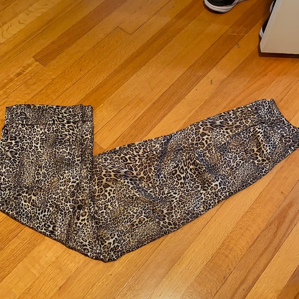 Ronny kobo leapord silk pant